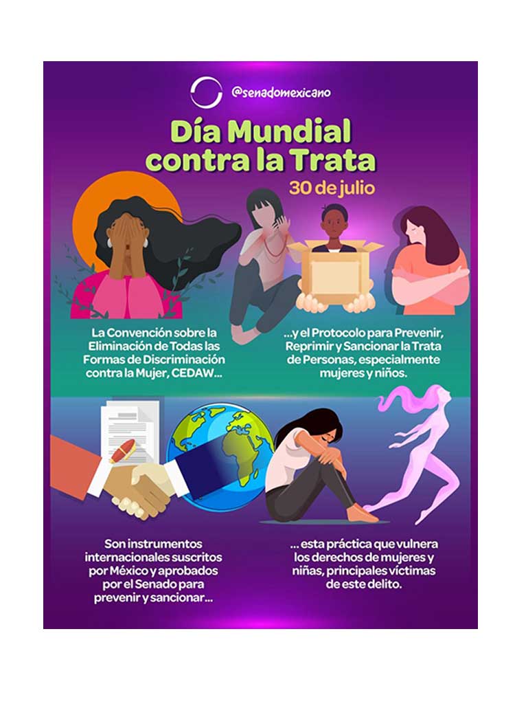 30 de Julio Día Mundial Contra la Trata