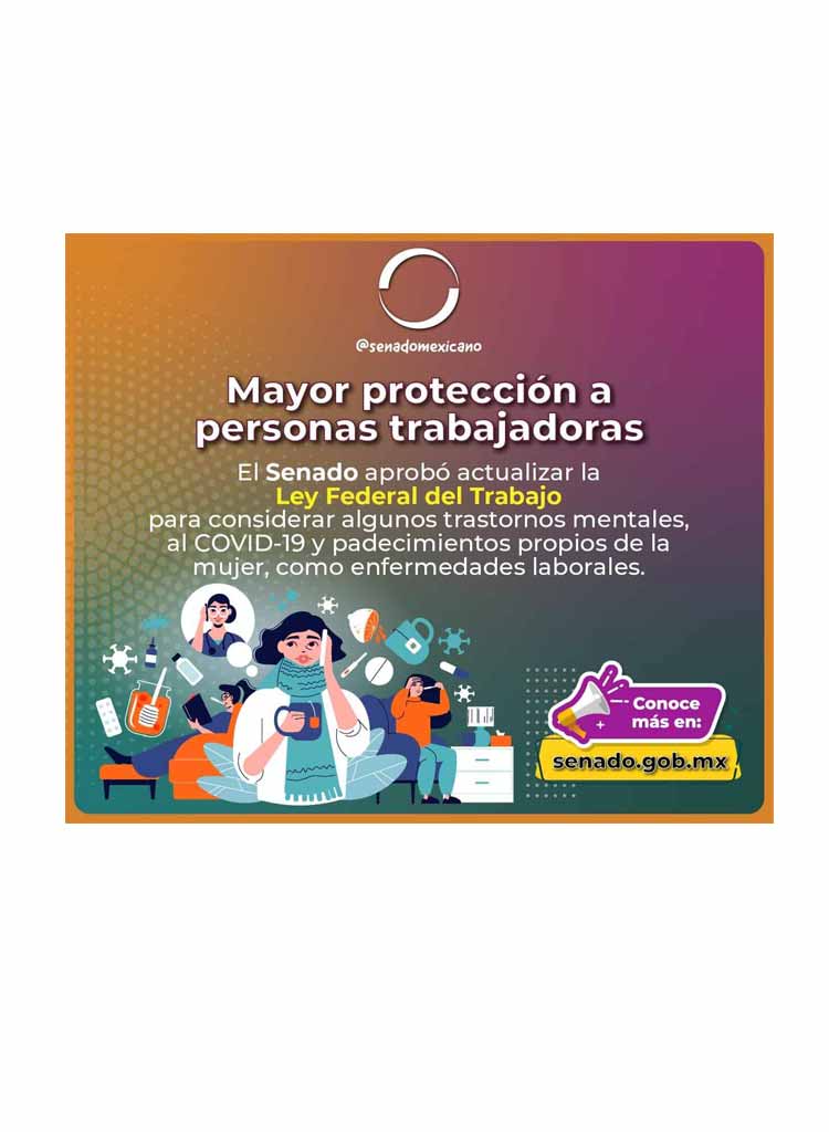 Mayor protección para personas trabajadoras - Senado de la República