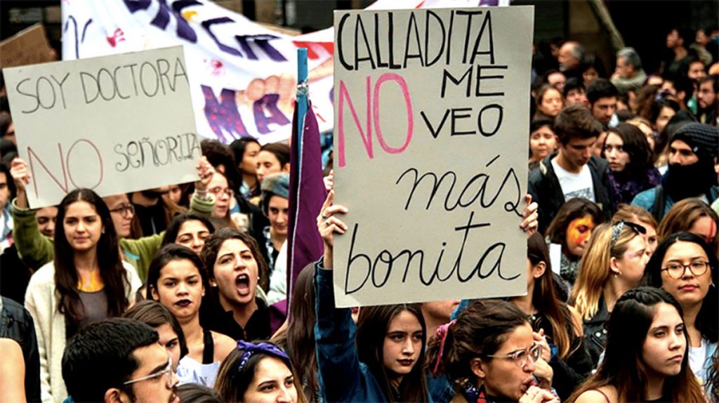 Marcha de mujeres 8 de marzo 2020