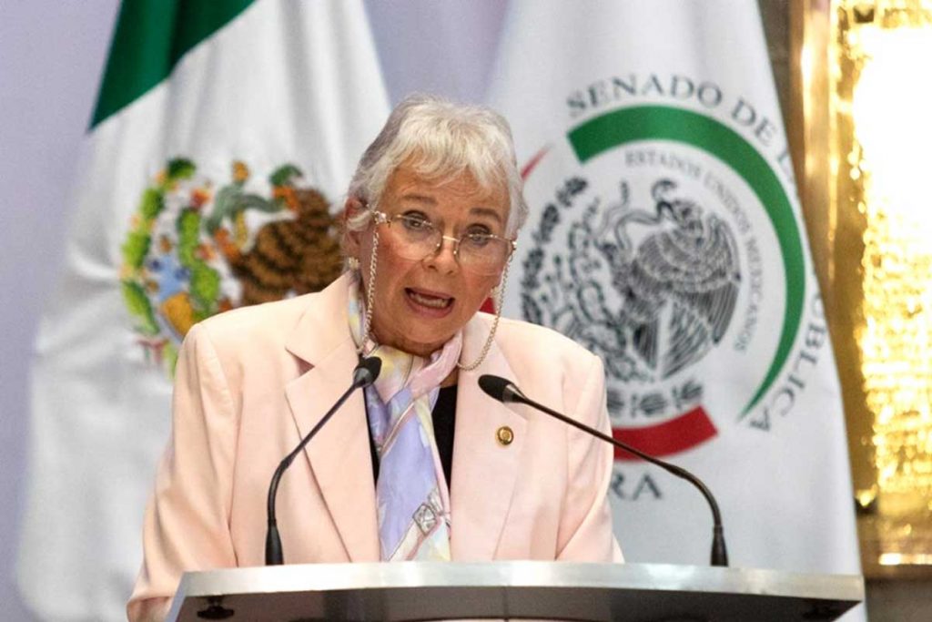 senadora Olga Sánchez Cordero