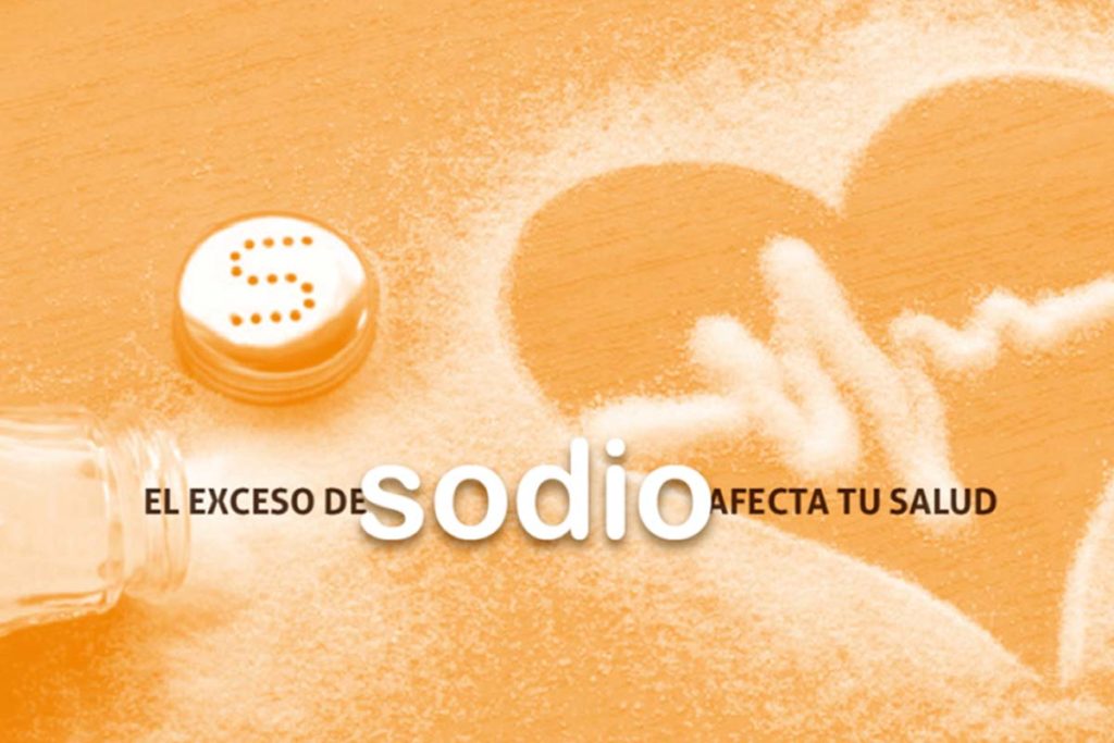 Exceso de sodio afecta la salud