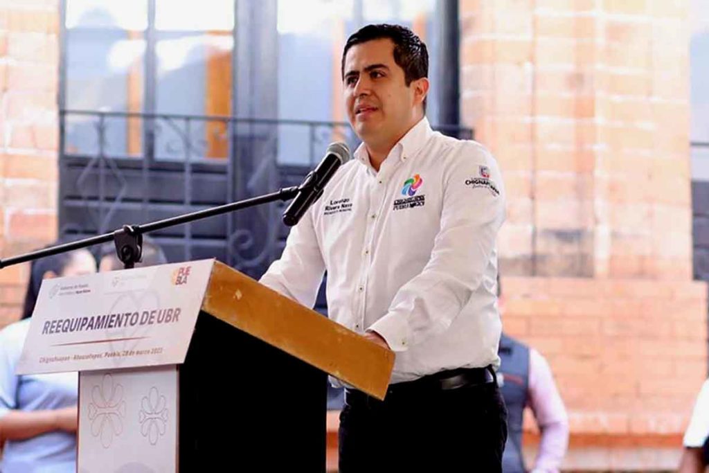 Lorenzo Rivera Nava presidente municipal de Chignahuapan