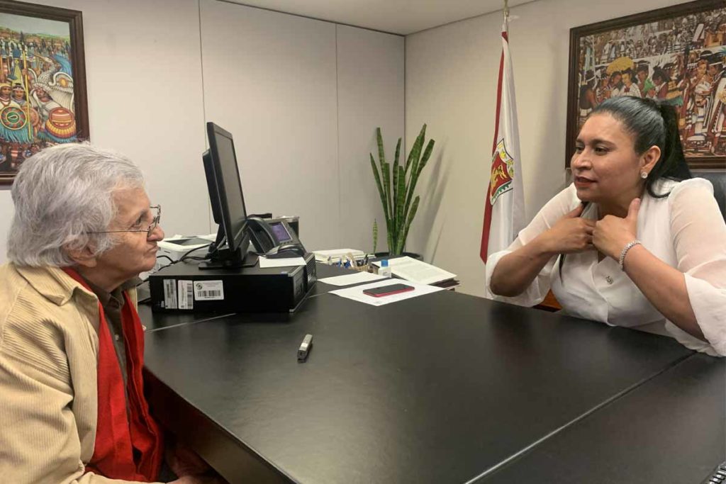 Entrevista con la Presidenta del Senado. Ana Lilia Rivera Rivera