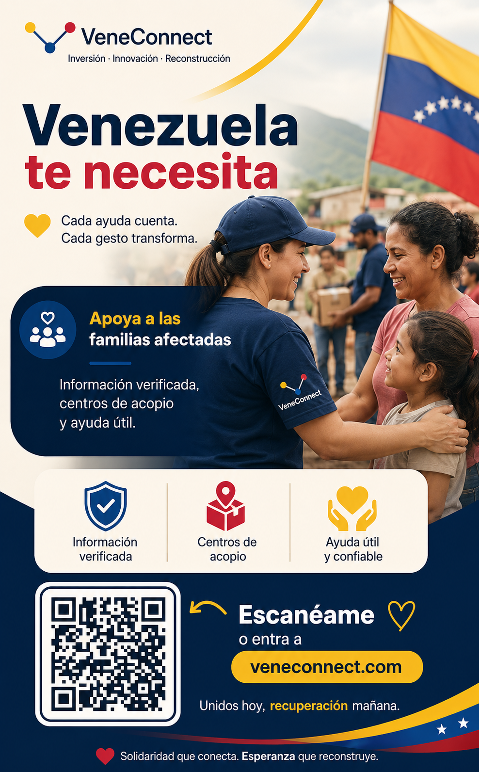 Apoya a Venezuela a través de VeneConnect